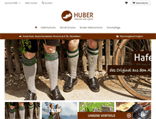 Tablet Screenshot of haferlschuhshop.de